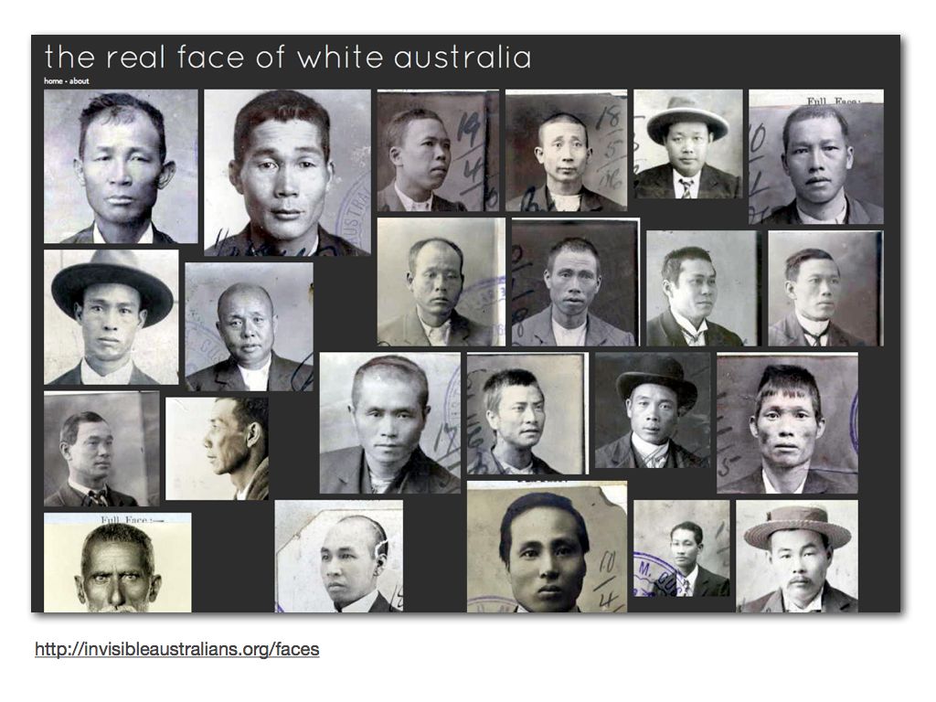 Faces from "The Real Faces of White Australia"